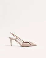 Valentino Vlogo Signature Calfskin Slingback Pump 80 Mm / 3.15 In.